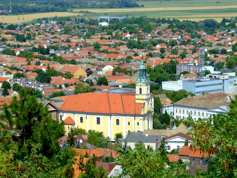 Szekszárd belvárosi templom kilátó