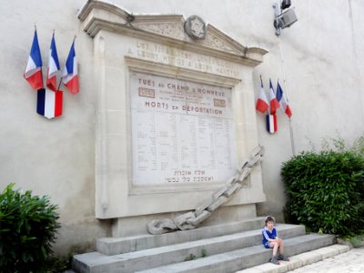 Synagoge de Lunéville, monument aux morts juifs