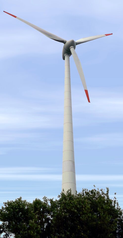 Rotor wind power sky