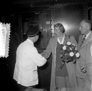 Terugkeer Fanny Blankers-Koen uit Helsinki, Bestanddeelnr 905-2555