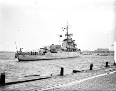 Terugkeer Hr. Ms. kanonneerboot Van Kinsbergen in Den Helder, Bestanddeelnr 903-2501