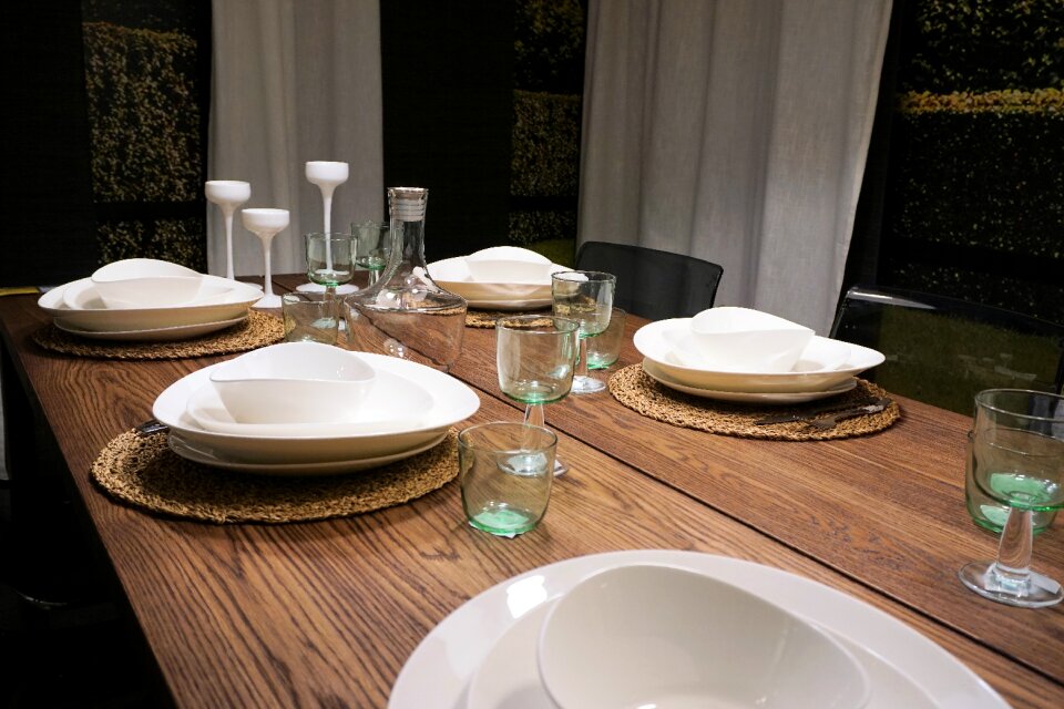 Festival gedeckter table fixed table