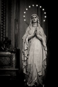 Mother of god christianity figure photo