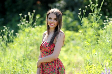 Beauty summer dress photo