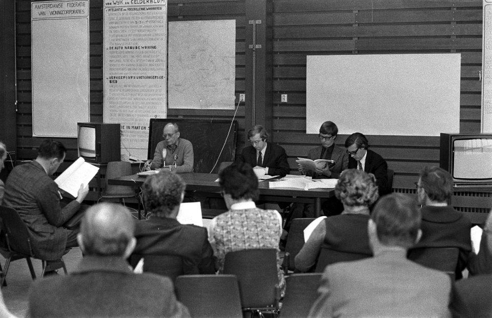 Symposium over Zuidelijke Bijlmer in Bijlmermeer, Amsterdam, Bestanddeelnr 925-2293