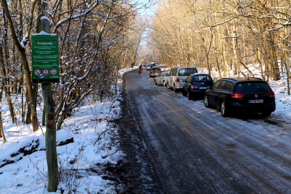 Teufelsberg with snow 2021-01-31 01