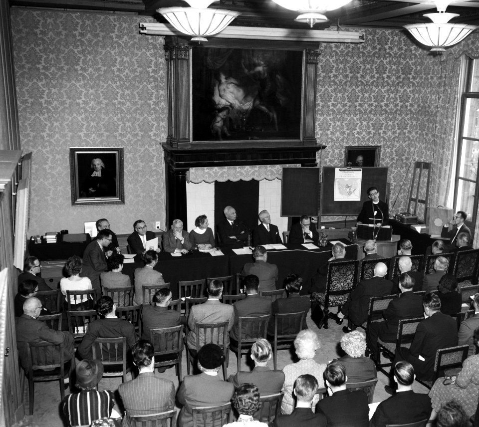 Symposium over Amsterdamse en Rotterdamse dialecten te Amsterdam, Bestanddeelnr 910-9083