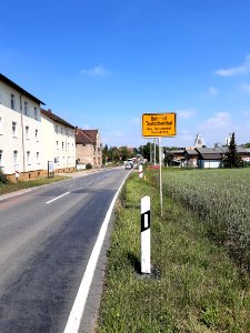 Teutschenthal-Bhf Ortseingang