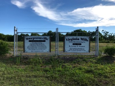 Swepsonville town history signs