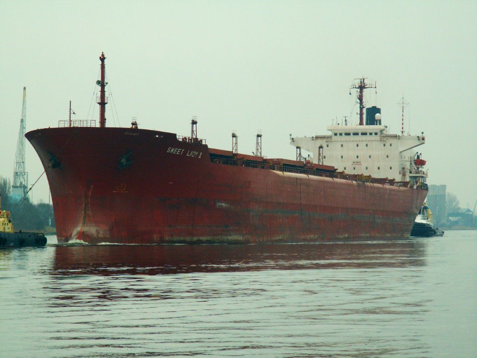Sweet Lady II (Sweet Lady Li)- IMO 7917111 - Callsign 9HFF6 - at Port of Amsterdam, Holland 02-Feb-2006