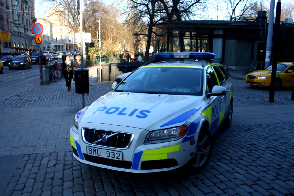 Swedish Police Car April 29 2016 - 2