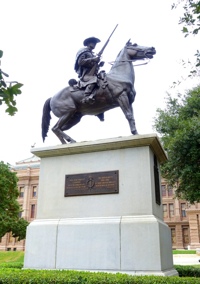 Terry's Texas Rangers - Texas State Capitol grounds - Austin, Texas - DSC08282