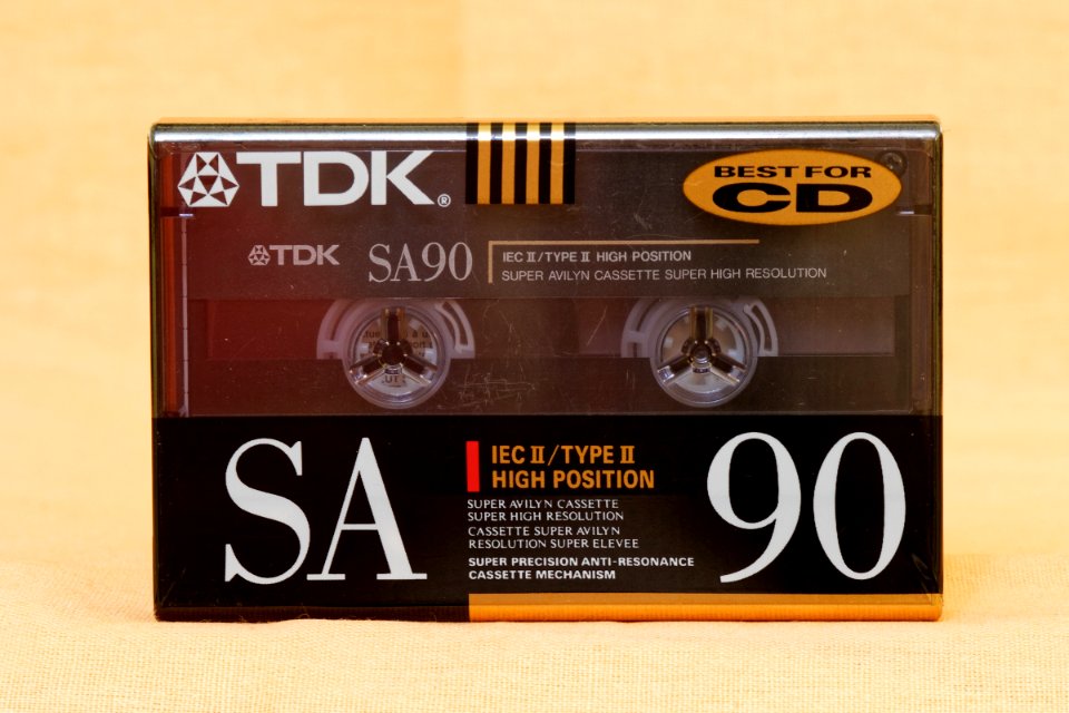 TDK SA 1990-1991 North American market, assembled in the USA (1)