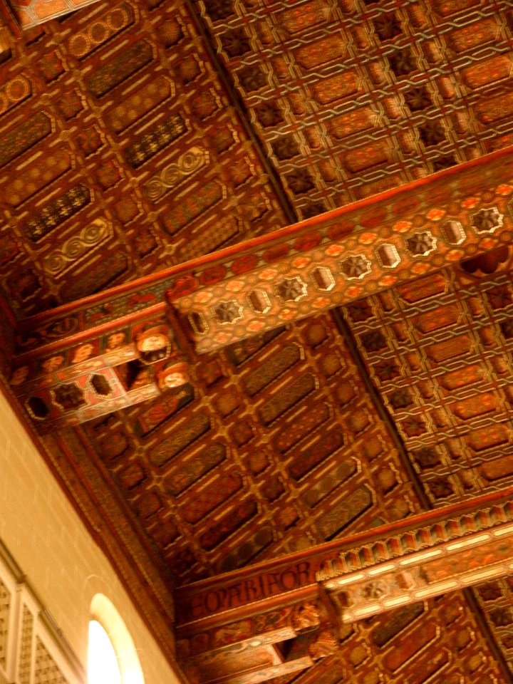 Teruel - Catedral, techumbre mudéjar 09