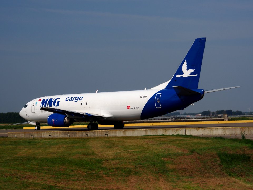 TC-MCF MNG Airlines Boeing 737-4K5(SF) - cn 24126 taxiing, 25august2013 pic-009
