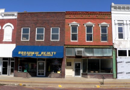 Tecumseh, Nebraska Broadway betw 3rd-4th 4