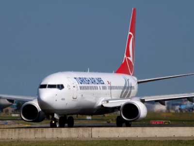 TC-JFM Turkish Airlines Boeing 737-8F2(WL) - cn 29775 taxiing 21July2013 pic-004