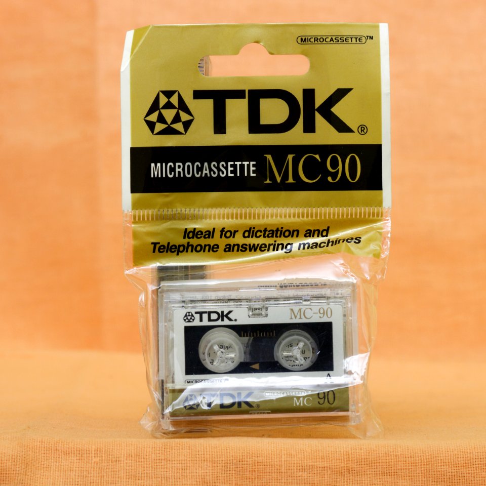 TDK MC-90 microcassette retail pack