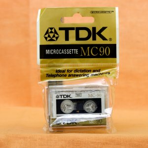 TDK MC-90 microcassette retail pack