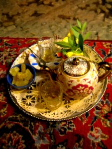 Tea and Tray - Bazaar of Omar Khayyam - Night - Nishapur 2 photo