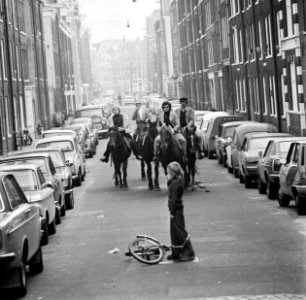 Te paard door de Jordaan, Bestanddeelnr 926-8020