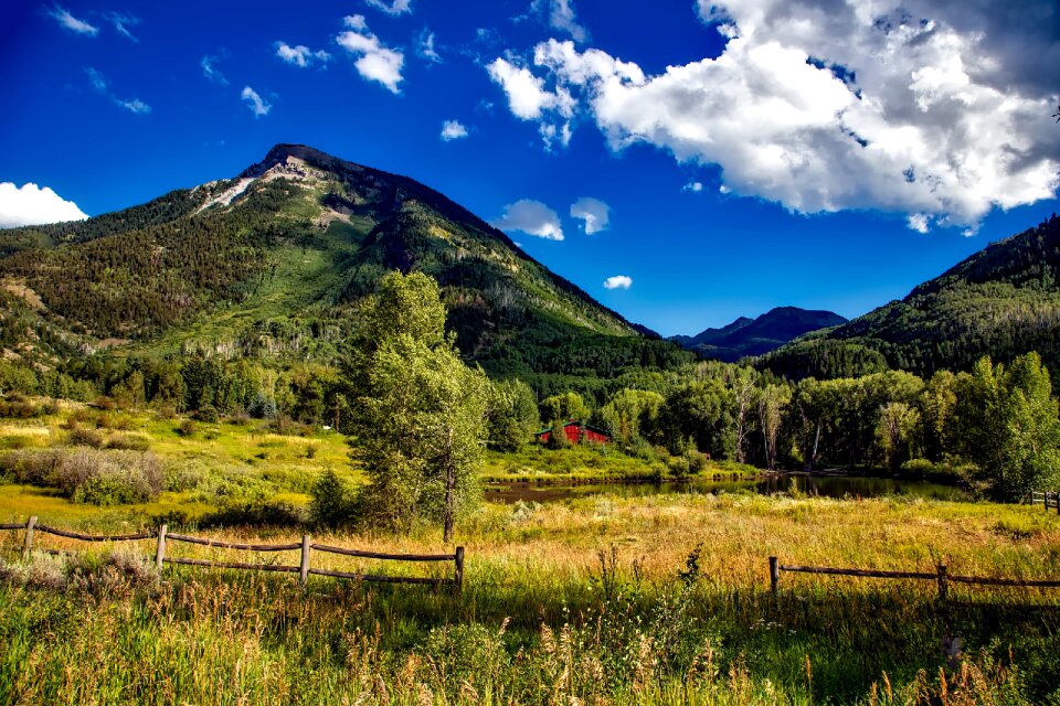 Farm ranch landscape