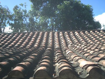 Techo de casa colonial