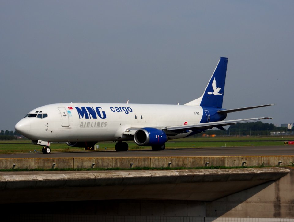TC-MCF MNG Airlines Boeing 737-4K5(SF) - cn 24126 taxiing, 25august2013 pic-003