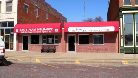 Tecumseh, Nebraska Broadway betw 3rd-4th 8