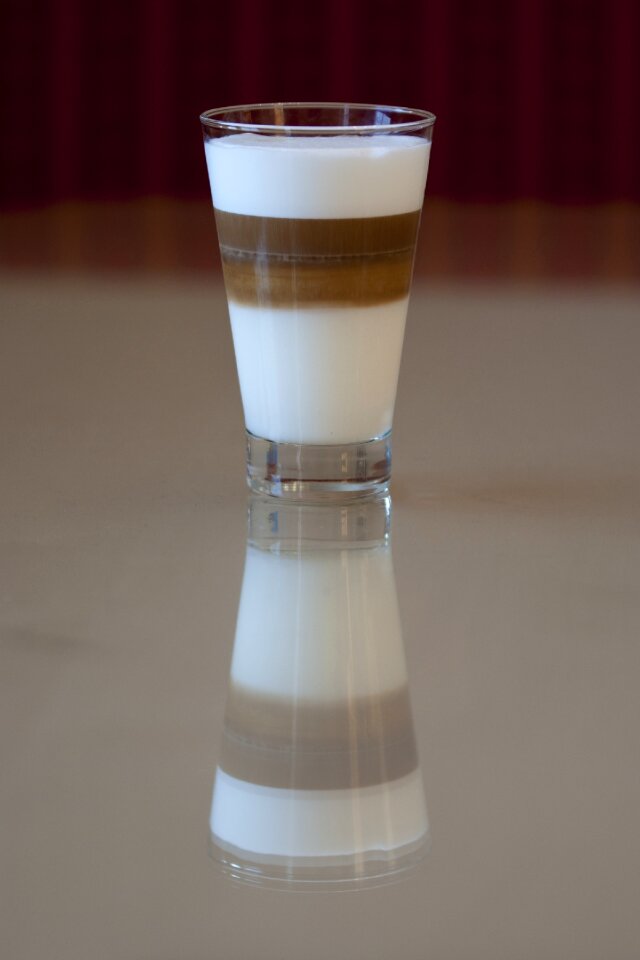 Cappuccino latte macchiato milk cafe photo