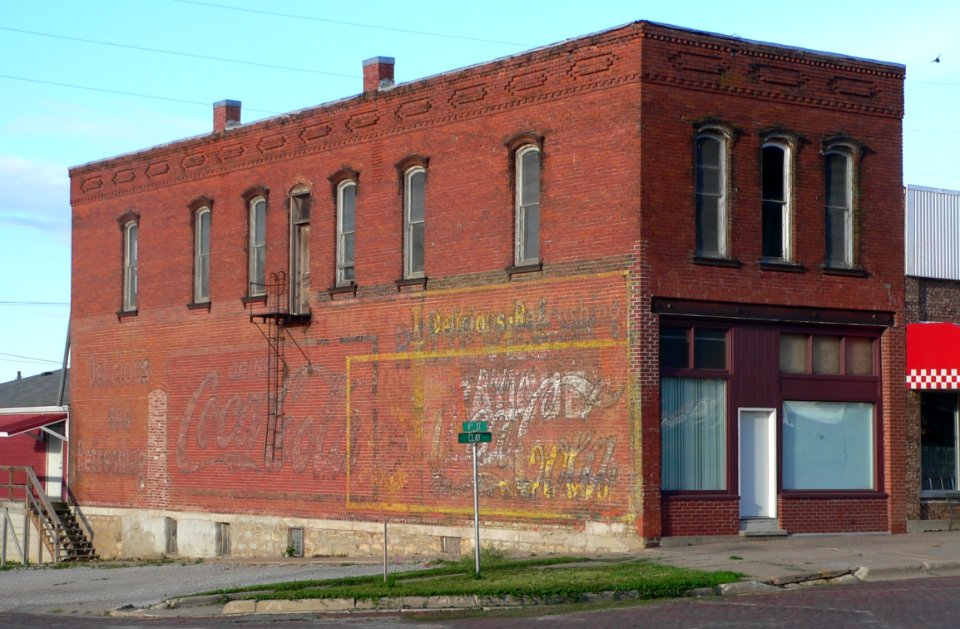Tecumseh, Nebraska 4th and Clay SW corner 1