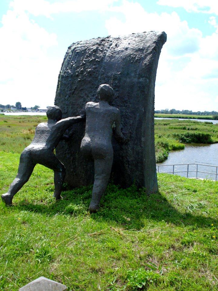 Teeffelen, monument l'eau, amie impétueuse, Jan de vries