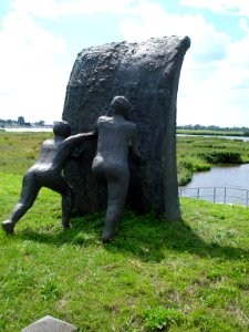 Teeffelen, monument l'eau, amie impétueuse, Jan de vries