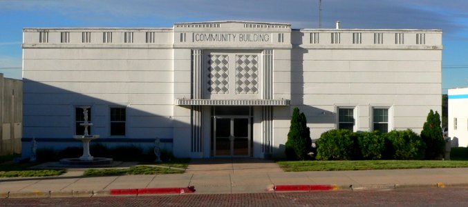 Tecumseh, Nebraska Community Bldg from N 1