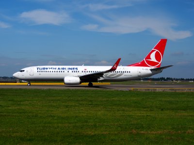 TC-JGO Turkish Airlines Boeing 737-8F2(WL) taxiing at Schiphol (AMS - EHAM), The Netherlands, 18may2014, pic-3