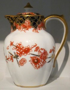 Tea pot, c. 1900, English, Royal Crown Derby, hard-paste porcelain, Honolulu Museum of Art