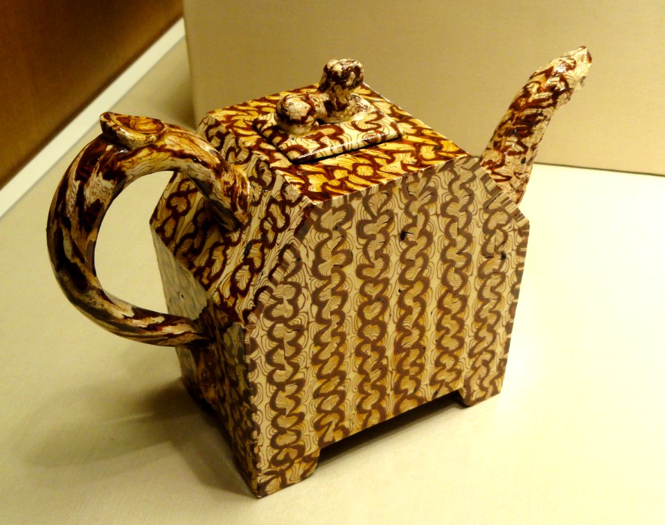 Teapot, Staffordshire, c. 1750-1770 - Nelson-Atkins Museum of Art - DSC08729
