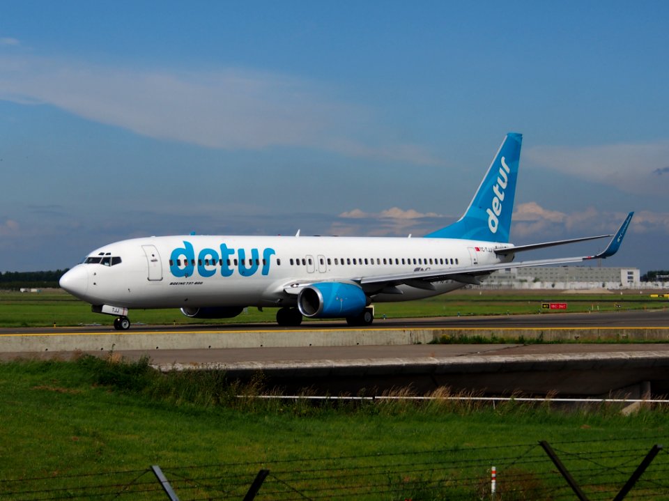 TC-TJJ Boeing 737-8S3(WL) Corendon Airlines taxiing at Schiphol (AMS - EHAM), The Netherlands, 18may2014, pic-1