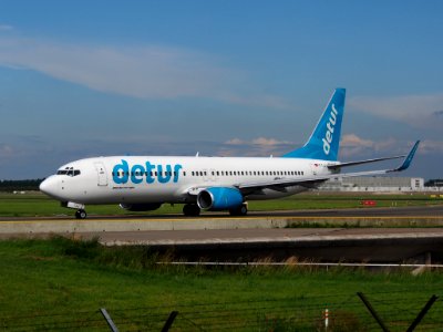 TC-TJJ Boeing 737-8S3(WL) Corendon Airlines taxiing at Schiphol (AMS - EHAM), The Netherlands, 18may2014, pic-1