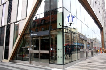 T-Centralen ingång vid Hotell Continental Stockholm