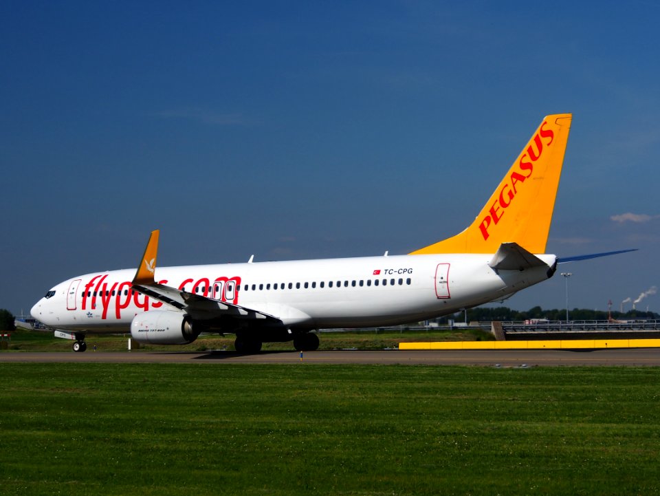 TC-CPG Pegasus Boeing 737-82R(WL) at Schiphol (AMS - EHAM), The Netherlands, 16may2014, pic-5