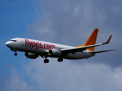 TC-CPA Pegasus Boeing 737-82R(WL), 12Aug2014, landing at Schiphol (AMS - EHAM), The Netherlands, pic1