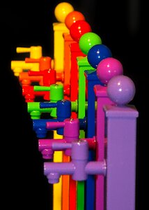 Farbenspiel object plastic