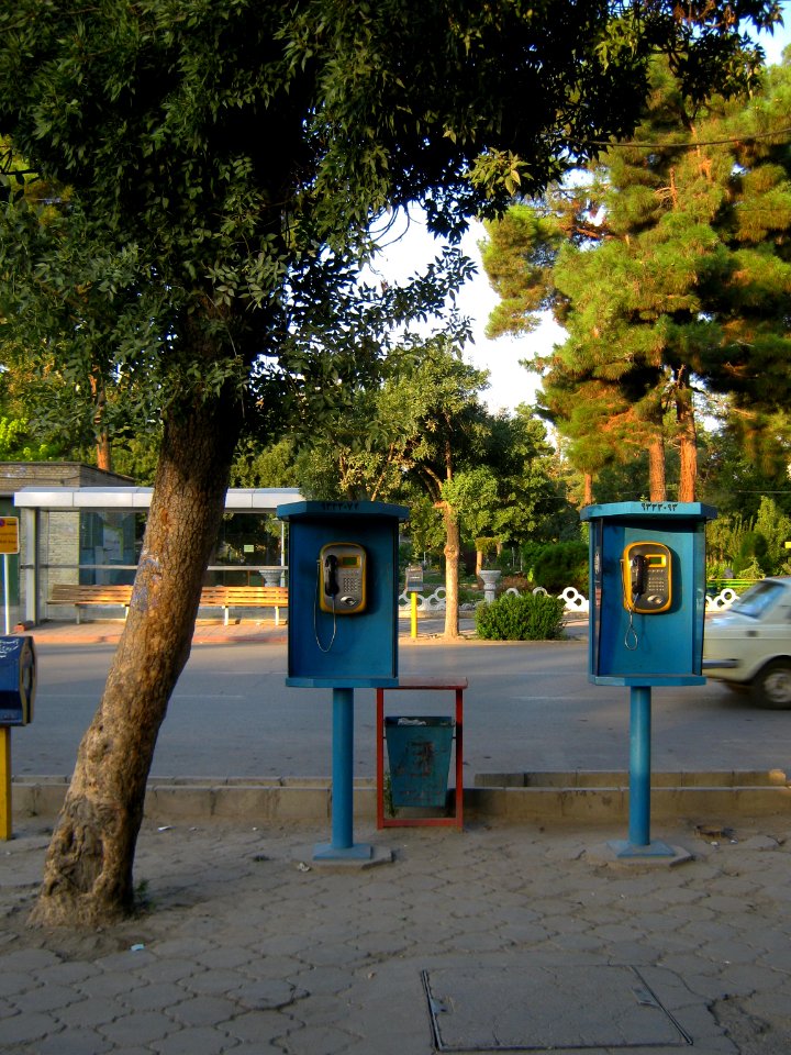 Telephone Booth - blue