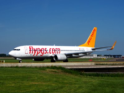 TC-CPG Pegasus Boeing 737-82R(WL) at Schiphol (AMS - EHAM), The Netherlands, 16may2014, pic-2