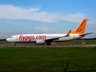 TC-AZP Boeing 737-82R(WL) Pegasus taxiing at Schiphol (AMS - EHAM), The Netherlands, 18may2014, pic-2