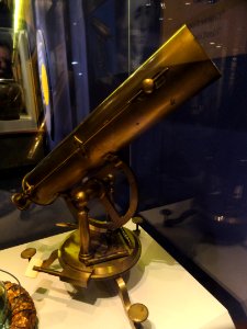 Telescope made by Edward Naime, London, 1768-1769, for Samuel Williams, Professor of Astronomy at Harvard College - National Museum of American History - DSC06134
