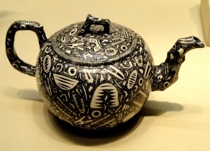 Teapot, Staffordshire, c. 1755-1760 - Nelson-Atkins Museum of Art - DSC08787