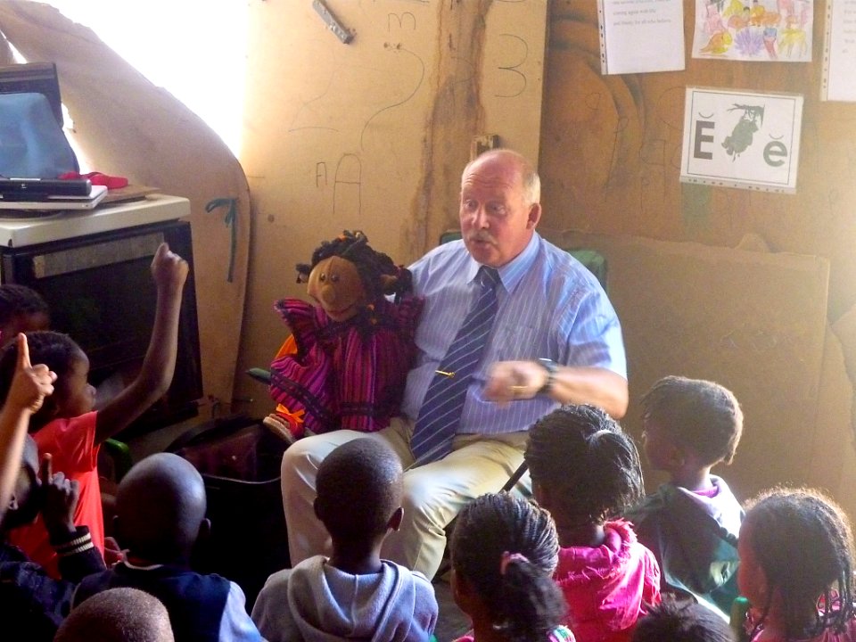 Teaching Children At Kindergarten In Otjiwarongo Namibia (199899061)