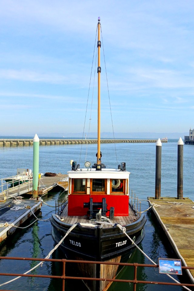 Telco, barge tender for the Pacific Telephone Company's barge Pacific, built 1938 - Hyde Street Pier - San Francisco, CA - DSC02313